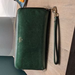 Fossil zip wallet